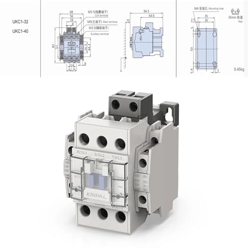 Contactor AC 12A 220V automatisme de pompe et ventilation maison - 4