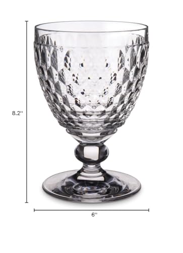 Villeroy & Boch Boston Clear Crystal Clarets, Set of 4