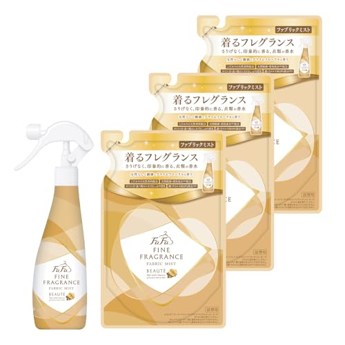 ファーファ ファインフレグランス ファブリック ミスト ボーテ プライム フローラル の香り 本体 (300ml) + 詰替 (270ml) 3個 セット
