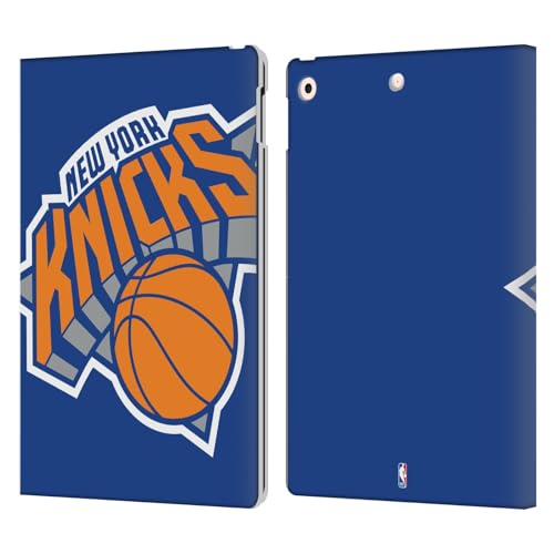 Housse cuir iPad 10.2 New York Knicks logo surdimensionné premium