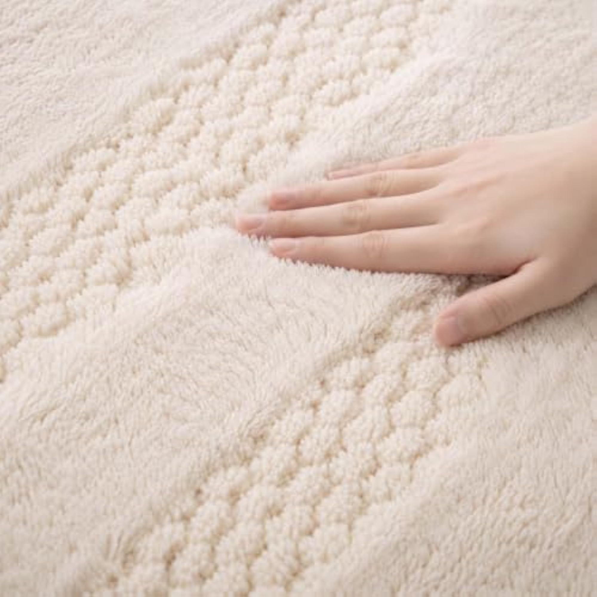 SHEMTRON Collection Cotton Bath Mat, Tufted, Non Slip