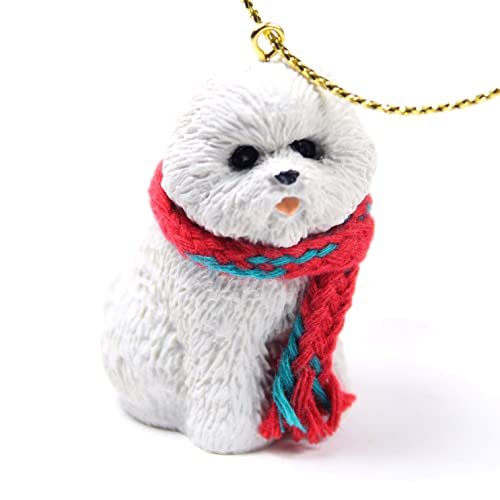 Conversation Concepts Bichon Frise Tiny Miniature One Christmas Ornament - Delightful!