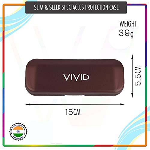Image of VIVID Vision Unisex Adult Lightweight Eyewear Specs Case Cover | Protect Eye Glasses | Chashma Dibbi | Sunglass Box