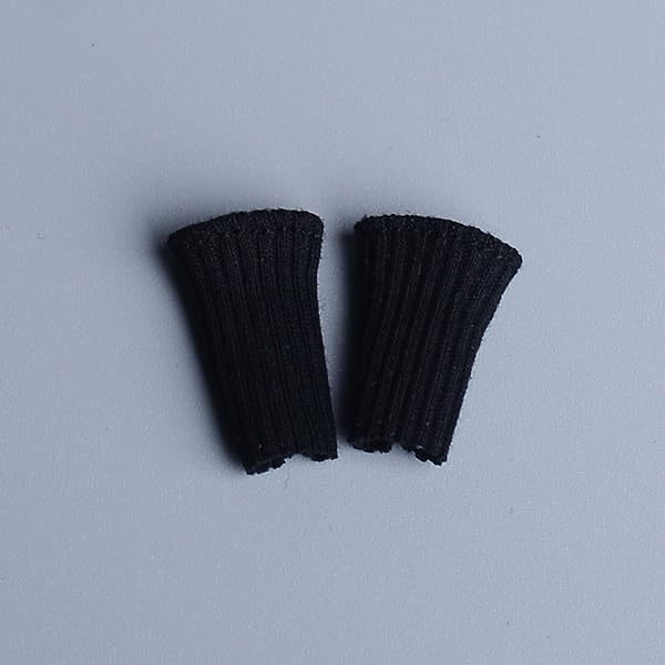 1/12 Ratio of Men's Clothing，Men's and Women's Tube Socks，1 Piece of mid Calf Socks (Black)