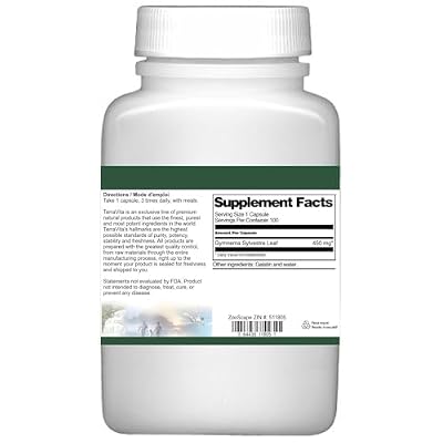 Gymnema Sylvestre Leaf - 450 mg (100 Capsules, ZIN: 511805) - 3 Pack