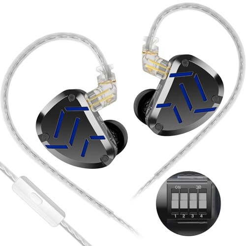 Écouteurs hybrides IEM accordables KZ ZAT filaires 1DD 8BA micro