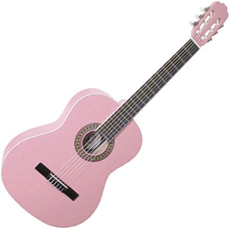 Santa Rosa guitarra 39-inch tamaño de concierto cuerdas de nailon, color  rosa : Instrumentos Musicales - Amazon.com