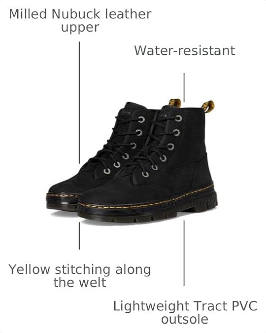 Dr. Martens Women's Combs II 6 Eye Lace Up Fashion Boot