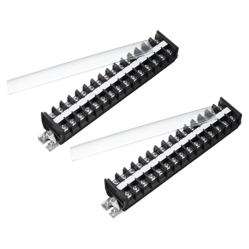 Borne à barrière 15 positions 660V Quarkzman avec connecteur à vis double rangée