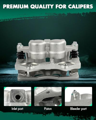 Image of SCITOO Front Left Brake Caliper With Bracket 18B5005C Compatible For Chevrolet For Colorado 2009-2012,For GMC For Canyon 2009-2012