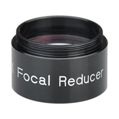 SOLOMARK Multi-Coated 1.25" 0.5X Focal Reducer for 1.25 Inch Telescope Eyepieces or Camera Nosepieces Cover