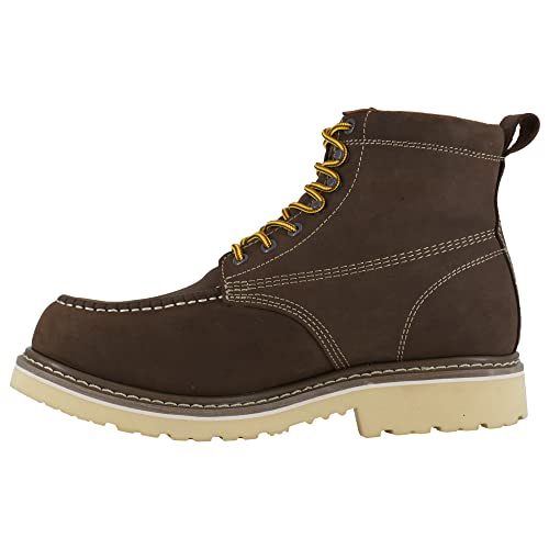 Iron Age Mens Solidifier 6 Inch Waterproof Work Safety Shoes Casual - Brown3
