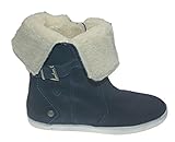  Tamaris Active Damen Mädchen Winter Leder Boots Schuhe Sneaker Warmfutter, Blau, Schuhgröße:EUR 40