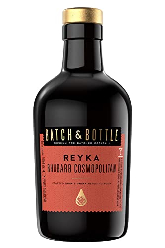 Batch & Bottle Reyka Icelandic Vodka Cosmopolitan - Ready to Drink Cocktail 25% ABV, 50cl (6 serves per bottle)