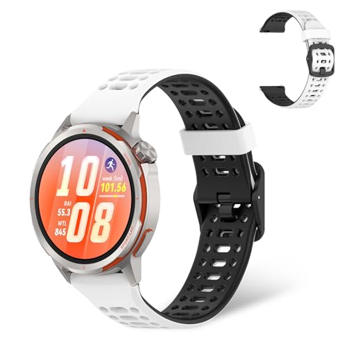 [YAJOJO] For HUAWEI Watch GT Runner 2 �o���h �_�炩���V���R���f�� �X�|�[�c�o���h �����x���g �ւ��o���h ���������\ �y�� �_�炩�� �ʋC �h�� �^�� ������� �ϋv�� �j�����p�i�z���C�g�j