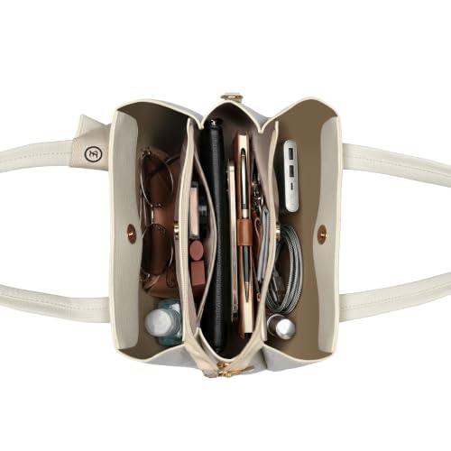 Image of EXOTIC Premium Ivory Chic Edition Urban Luxe Hand & Sling Bag for Women | Stylish PU Leather Tote with Spacious Compartments & Detachable Strap