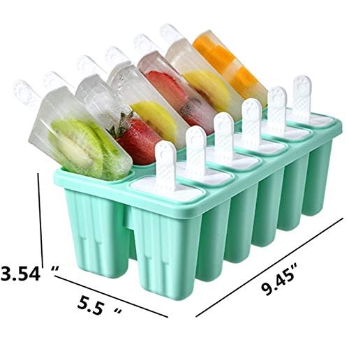Bell Dream Popsicle Molds，Popsicle Mold 12 Pieces Popsicle Molds Silicone Bpa Free Ice Pop Mold Easy Release,With 50 Sticks thumb #2