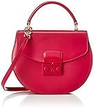 Furla METROPOLIS S TOP HANDLE ROUND Shoulder Bag, Women's, Ruby