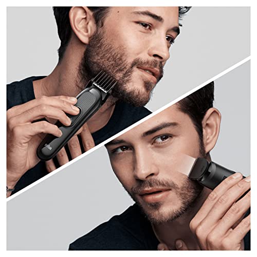 Foto von Braun All-in-One 3 Trimmer MGK3320, 6-in-1 Barttrimmer und Haarschneider für Männer, für Gesichts- und Kopfhaare, 1 stück