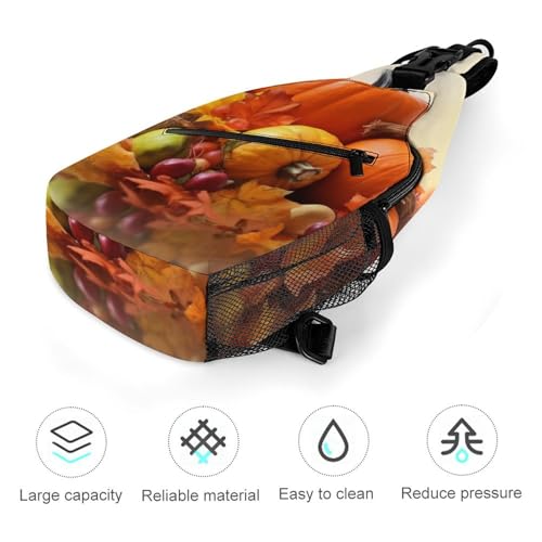 Bolso bandolera deportivo blanco para trekking y uso casual miniatura 5