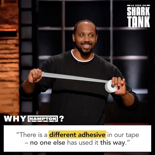 Image of Hampton Adams | As Seen on Shark Tank | Pro Finger Tape (8-Pack) | for BJJ Bouldering Crossfit Weightlift | Non-Slip Extreme Quality No-Fray Climbing Tape | Extended Wear Super Strong Adhesive