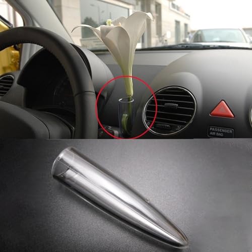 Car Transparent Clear Bud Flower Vase for VW New Beetle 1998 1999 2000 2001 2002 2003 2004 2005 2006 2007 2008 2009 2010 1C08584616TP 1C0 858 461 6TP