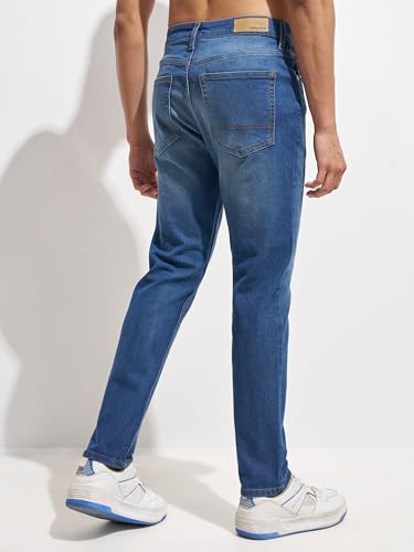 Image of Highlander Men's Straight Relaxed Fit Jeans | Stretchable | Everyday Comfort & Style| Jeans for Man|Premium Cotton Blend
