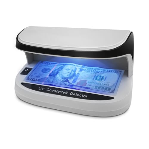 Detector de dinero de billetes falsos UV, verificación de divisas con luz LED, encendido/apagado automático, tamaño pequeño, portátil, ligero, recargable, todas las monedas, billetes, tarjetas,