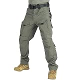 Tactical Cargo Pants for Men Straight Leg Ripstop Twill...