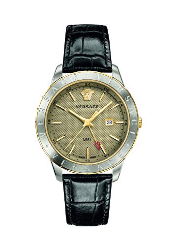 Preisvergleich Produktbild Versace Herrenuhr Univers Quarz Gold / Herrenuhr / Quarz / goldfarben