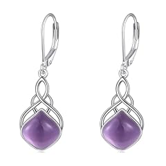 Amethyst irish earrings