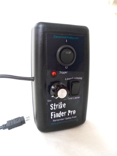 Strike Finder Pro - Camera Trigger w/ MC30 Cable for Nikon Cameras(Activated by Lightning and Laser includes Intervalometer)