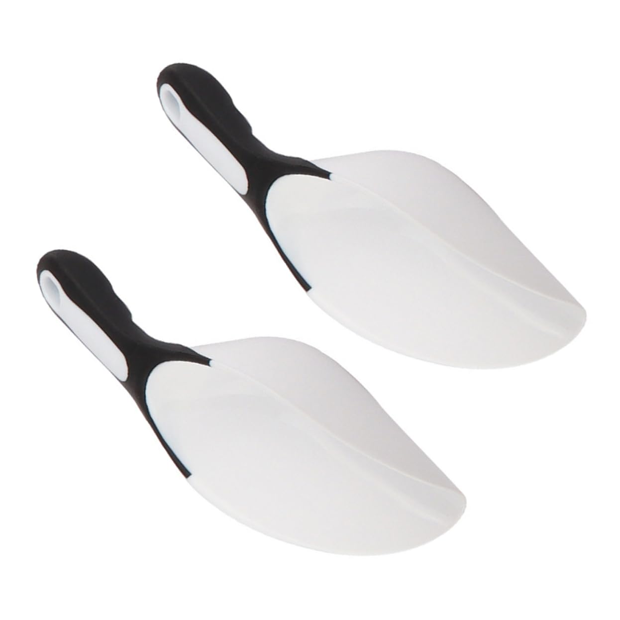 2 Palas de Cocina de Pp Reutilizables para Servir Secos y Patatas Fritas Superficie Lisa para Uso en Cocina Hogareña