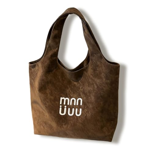Bolso Tote Slouchy con Estampado de Letras para Mujer miniatura 1