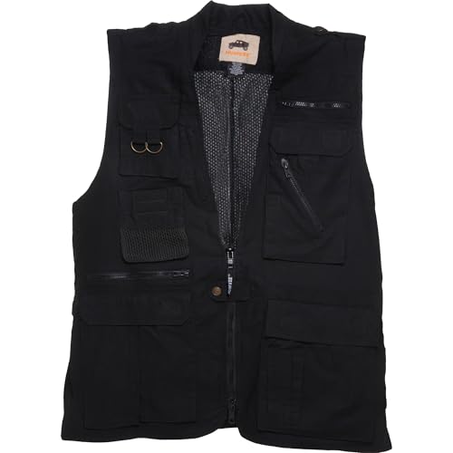 Humvee Photography Utility Vest for Men & Women - Perfect for Safari, Hunting, Fishing, Camping, & Travel - 100% Cotton Gift