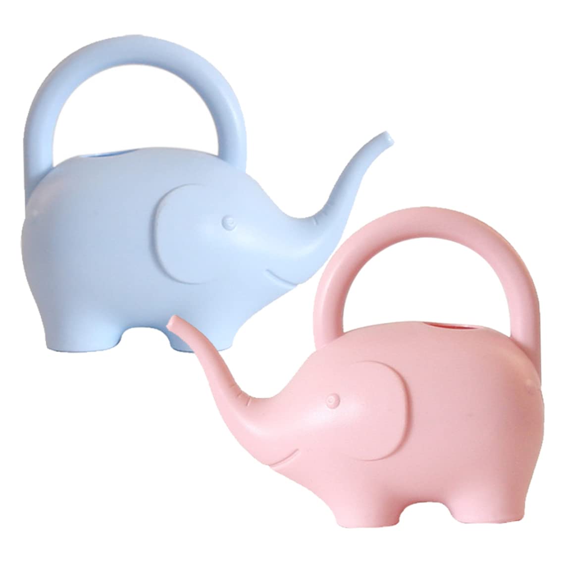 Kids Watering Cans Cute Elephant Small Watering Pot Kettle for Indoor Outdoor Plants 2Pcs, Small Can