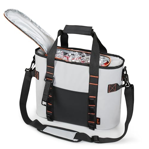 Kato Tirrinia Mochila térmica de 17 l para 20 latas, mochila refrigeradora a prueba de fugas, hecha de PVC compuesto, mochila portátil impermeable para aventuras al aire libre, playa, senderismo