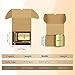 RLAVBL 7x5x4 Shipping Boxes Set of 25, Brown Corrugated Cardboard Box for Packing, Mailing, Business