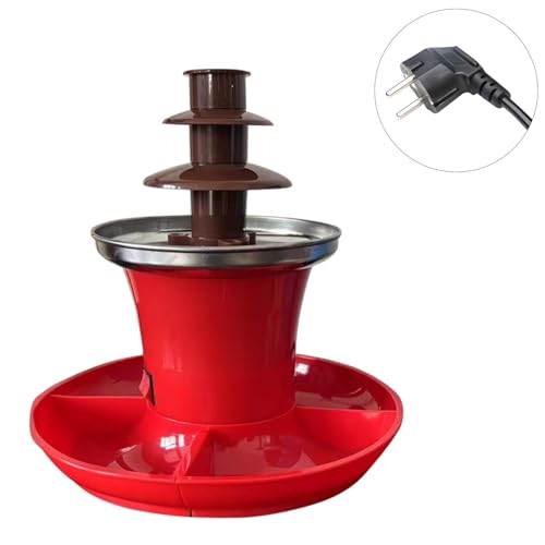 Thewasc Professional 220V Chocolate Fountain Machine With Heating Melting Tower For Home Parties Quiet Operate Easy Clean Quiet Chocolate Fountain Maker - Image 3