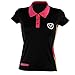 VAIRO Polo Femenino Columns (Negro, M)