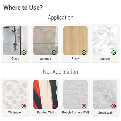 Geekdigg 2 Pack Corner Shower Caddy, Transparent Acrylic Shower Shelves, Wall Mounted No Drilling Traceless Adhesive Bathroom Storage Organizer For Living Room, Toilet And Kitchen #TOP6