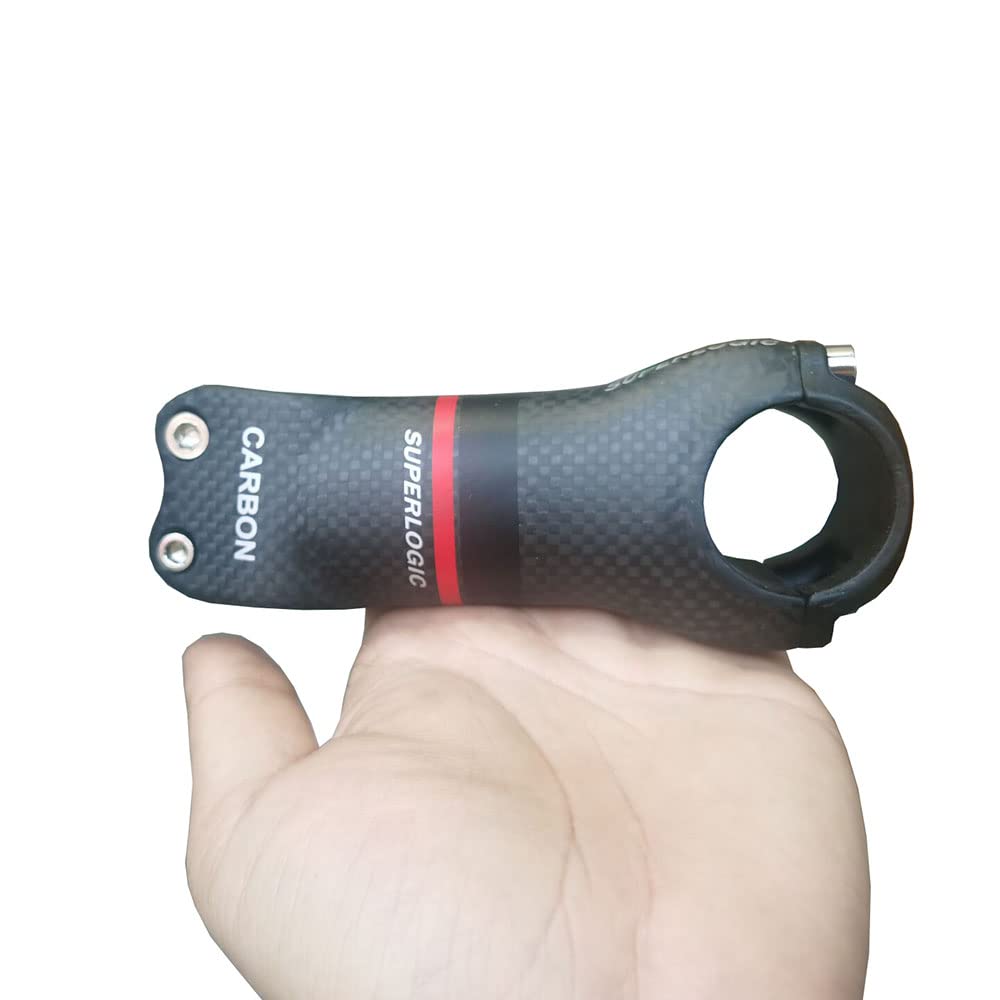 Attacco Manubrio Mtb Strada dello stelo della bicicletta della fibra del carbonio a full della matta da 3 pezzi / Mtb. Bicicletta in carbonio PARTI BICICLETTA ANGLIO A 6/17 GRADI Bici Accessori for bi