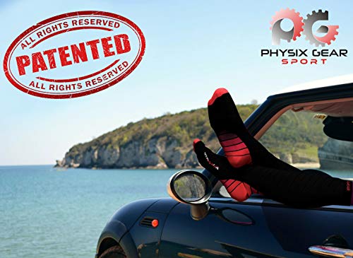 Image of Physix Gear Compression Socks 20-30 mmHg - Men & Women - Running, Nurses, Shin Splints, Flight, Travel