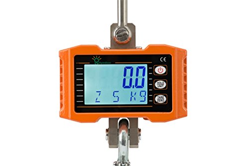 Hyindoor Crane Scale Digital Industrial Heavy Duty Scale Smart High Accuracy Electronic Hanging Scale (300Kg/600Lb) #TOP1