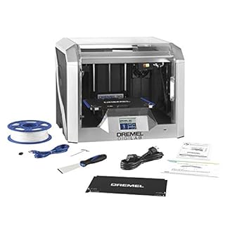 Dremel - 3D40-FLX-01 DigiLab 3D40 Flex 3D Printer with Filament, Flexible Build Plate, Fully Enclosed Housing, Automated 9-Point Leveling, PC & MAC OS, Chromebook, iPad Compatible, Network-Friendly