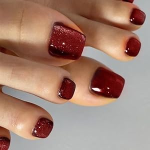Press on Toenails,Cats Eyes Glues on Toe...