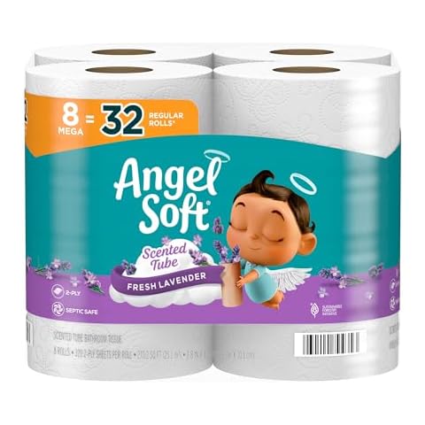 Angel Soft® Toilet Paper with Fresh Lavender Scent Cover