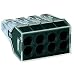 478047 Wago 773-168 18 to 12 Awg 8 Port Push-in Wire Connector Push-in Wire Connector, 8 Ports, 600v, Conductor Range: 18 to 12 Awg, Color: Dark Grey. Package of 50.