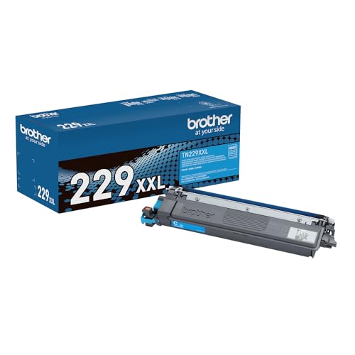 Brother TN229XXLC Super High Yield Cyan Toner Cartridge