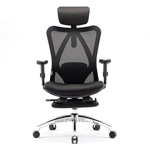 office ergonomic chair with footrest